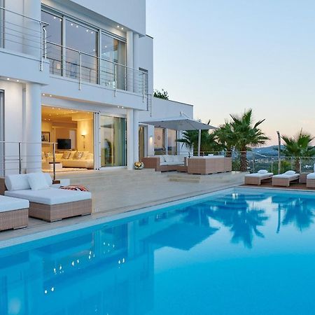 Lavish Villa With Infinity Pool And Views Santa Eulária des Riu Exterior foto